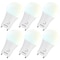 Luxrite A19 GU14 LED Light Bulbs 9W 60W Equivalent 800LM 5CCT 2700K-5000K Dimmable GU24 Base, 6PK LR21466-6PK - alternate 1